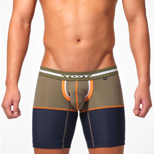 トゥート TOOT レイヤード ロングボクサー ボクサーパンツ メンズ 前とじ LB24S008 クールマックス ナノボクサー