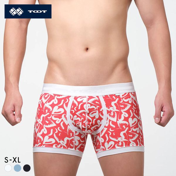 トゥート TOOT グラフィカルハート ミドルボクサー ボクサーパンツ メンズ 前とじ HT03J369