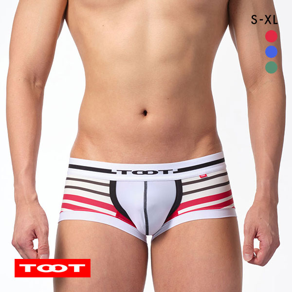 トゥート TOOT ブライト マリンボーダー nano ボクサーパンツ メンズ 前とじ NB32L402