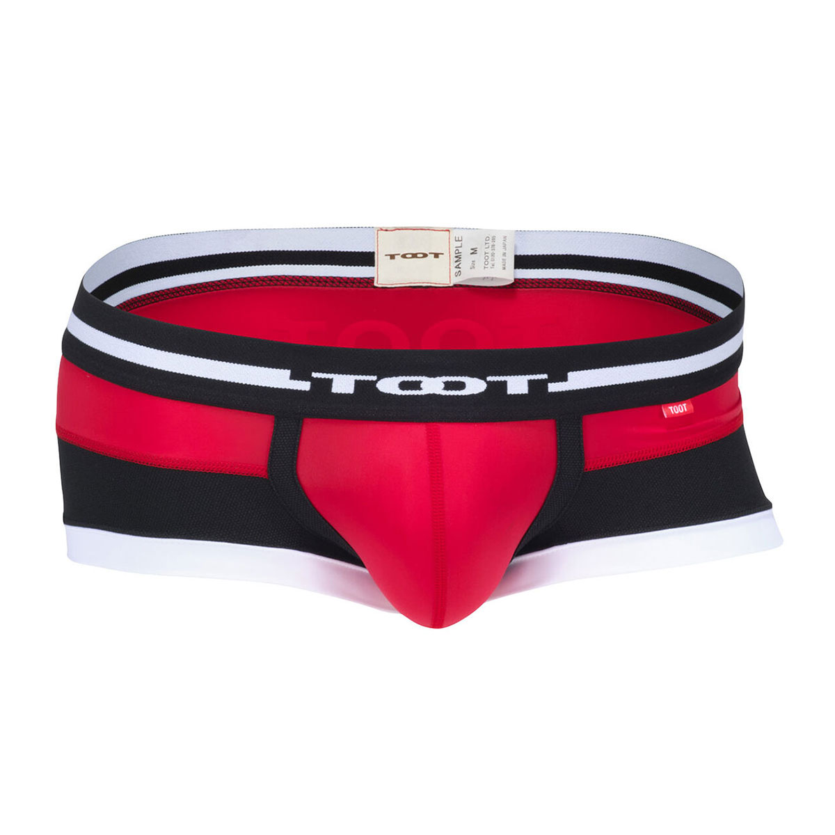 トゥート TOOT '80s ボールドロゴ nano ボクサーパンツ メンズ 前とじ NB33L404 ナイロン 鹿の子(RE-レッド-S)