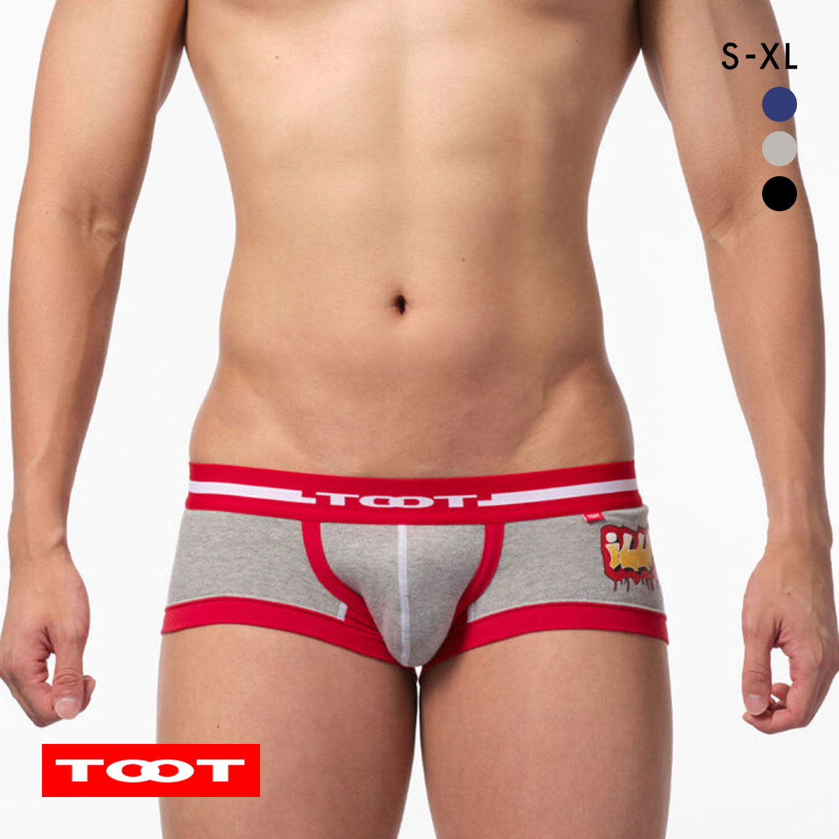 トゥート TOOT ILLMATIC グラフィティ nano ボクサーパンツ メンズ 前とじ NB36L268(GY-グレー-S)