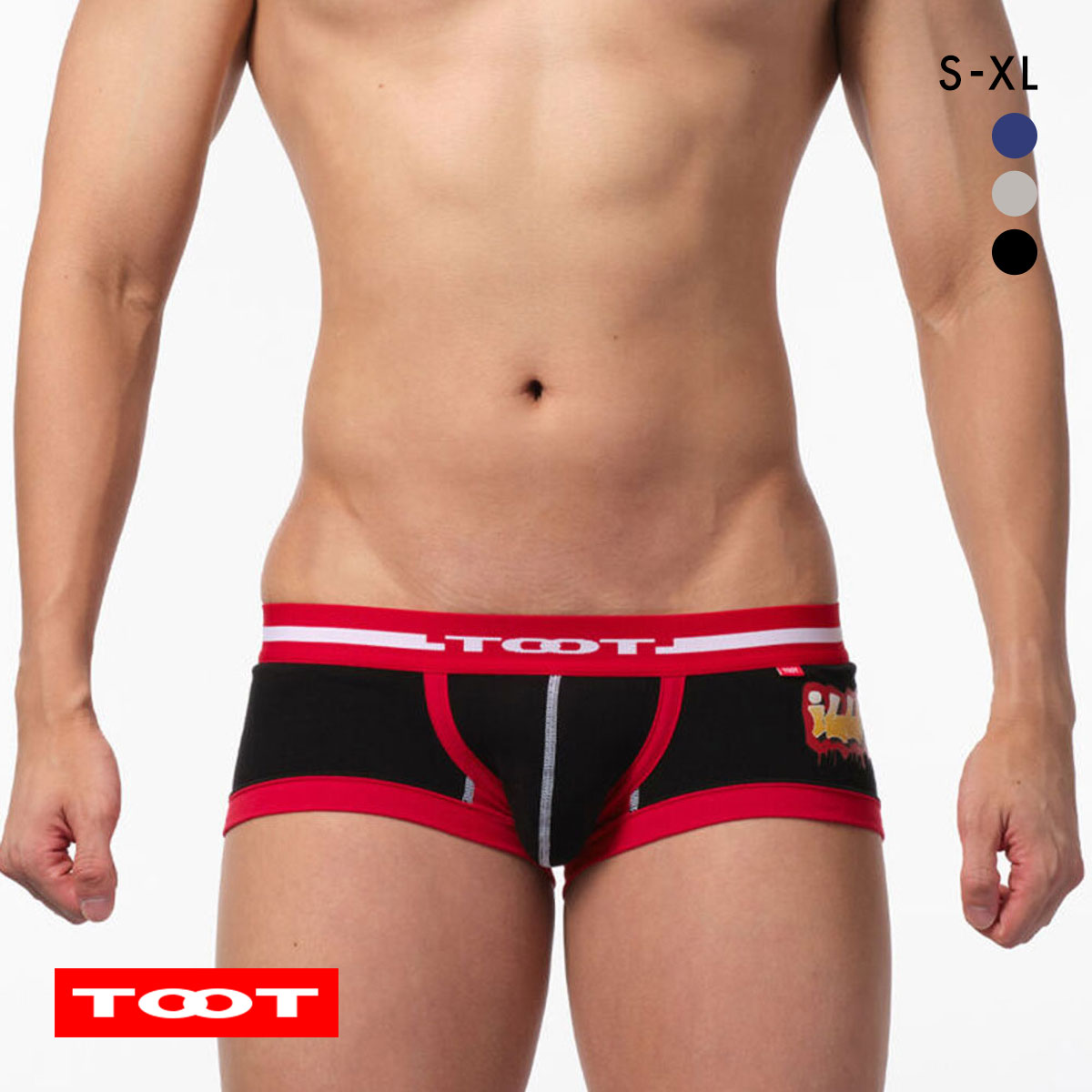 トゥート TOOT ILLMATIC グラフィティ nano ボクサーパンツ メンズ 前とじ NB36L268(BK-ブラック-S)