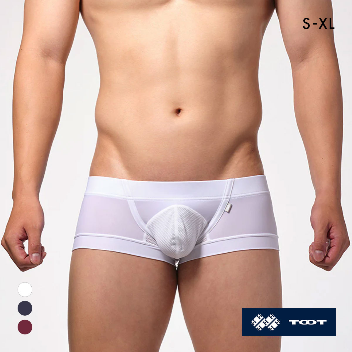 トゥート TOOT フットボールカップ スーパーnano メンズ 前とじ 日本製 TOOT(WH-ホワイト-S)