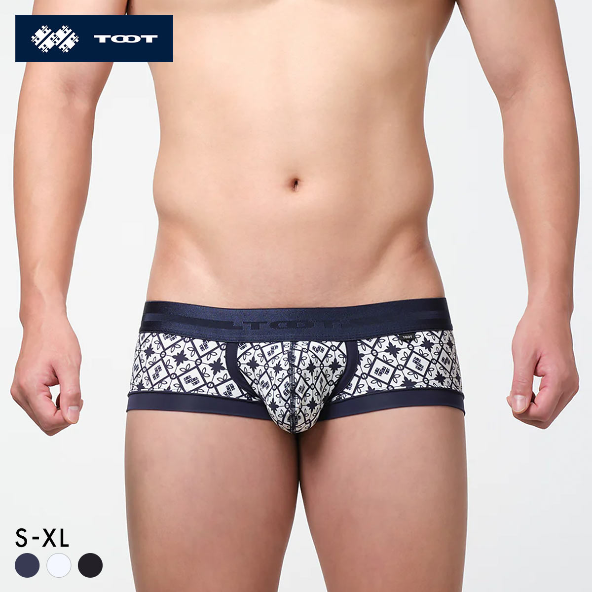 トゥート TOOT セラミカ スーパーnano ボクサーパンツ メンズ 前とじ SN26S001(NV-ネイビー-S)