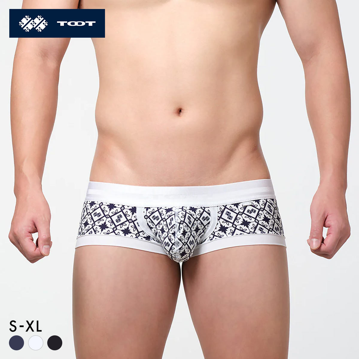 トゥート TOOT セラミカ スーパーnano ボクサーパンツ メンズ 前とじ SN26S001(WH-ホワイト-S)