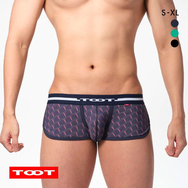 トゥート TOOT モノグラム ランニング ボクサーパンツ ローライズ メンズ 前とじ XB23S011