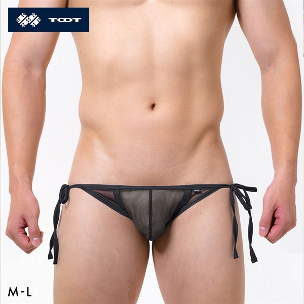 トゥート TOOT シースルー サイドストリング ビキニ フルバック メンズ 前閉じ 日本製 立体カップ 大きいサイズ