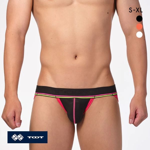 トゥート TOOT ネオンライン ヒップ ストラップ ジョック パンツ メンズ Yバック YB24A008 立体カップ バイク スポーツ 前とじ