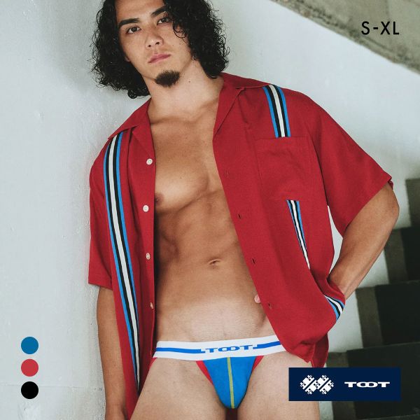 トゥート TOOT カラーコットンジョックストラップ II メンズ Yバック YB24A304 0バック バイク 前閉じ