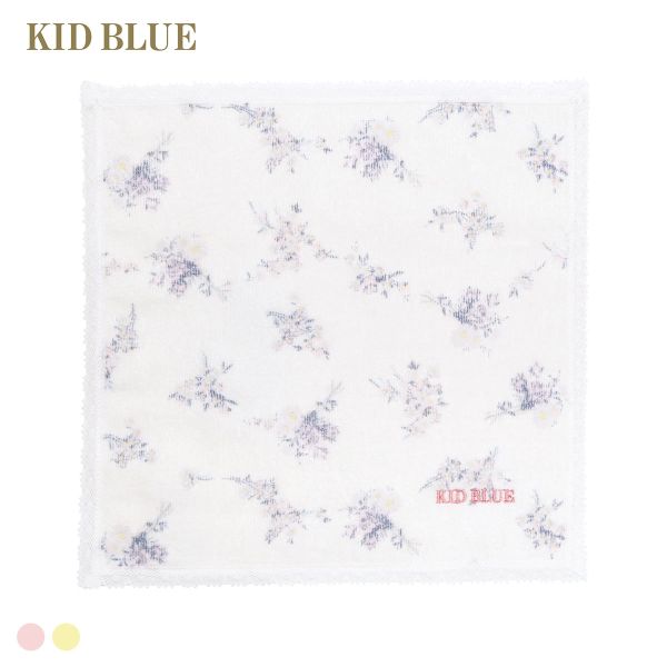 キッドブルー 26ブリティッシュブーケ ハンカチ KID BLUE(PI-ピンク-Free)