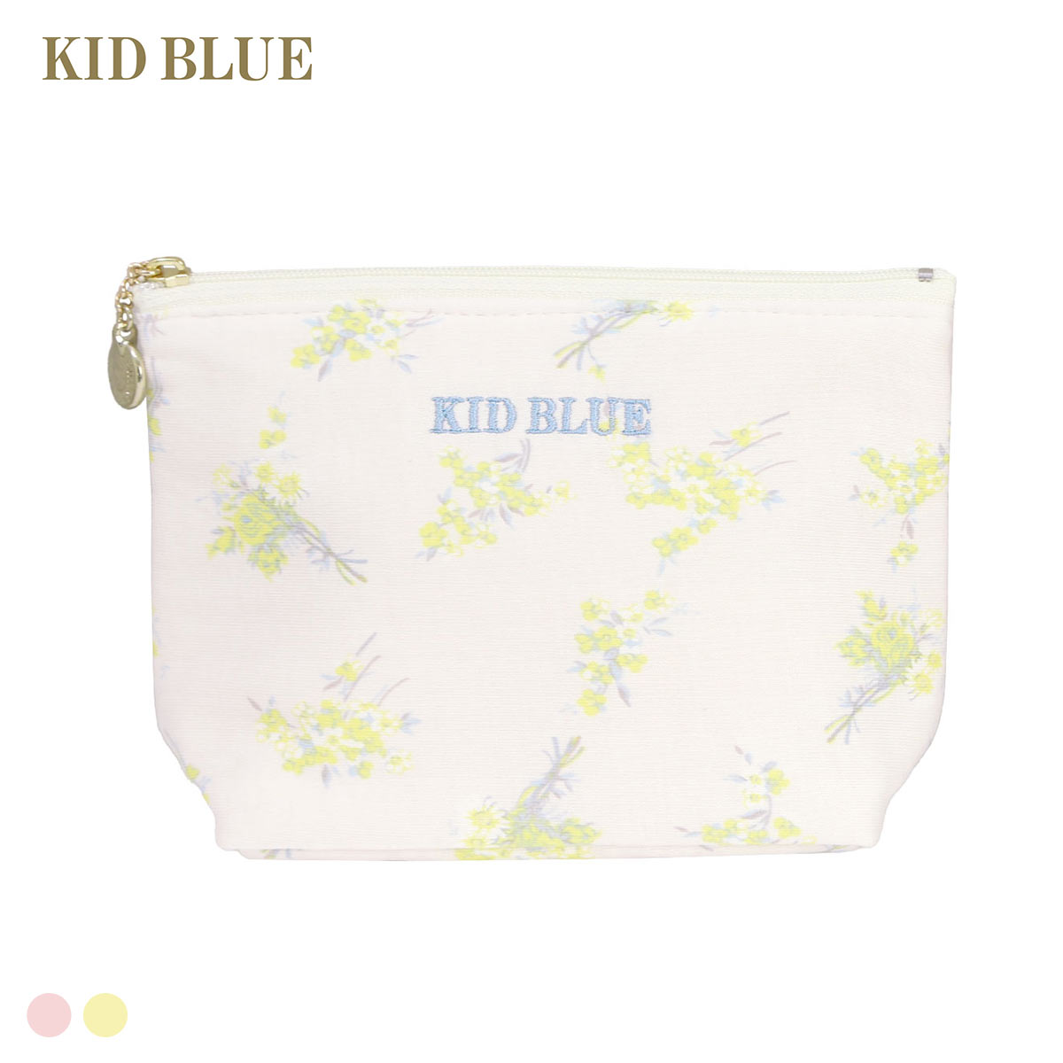 キッドブルー 26ブリティッシュブーケN ポーチ KID BLUE(YE-イエロー-Free)
