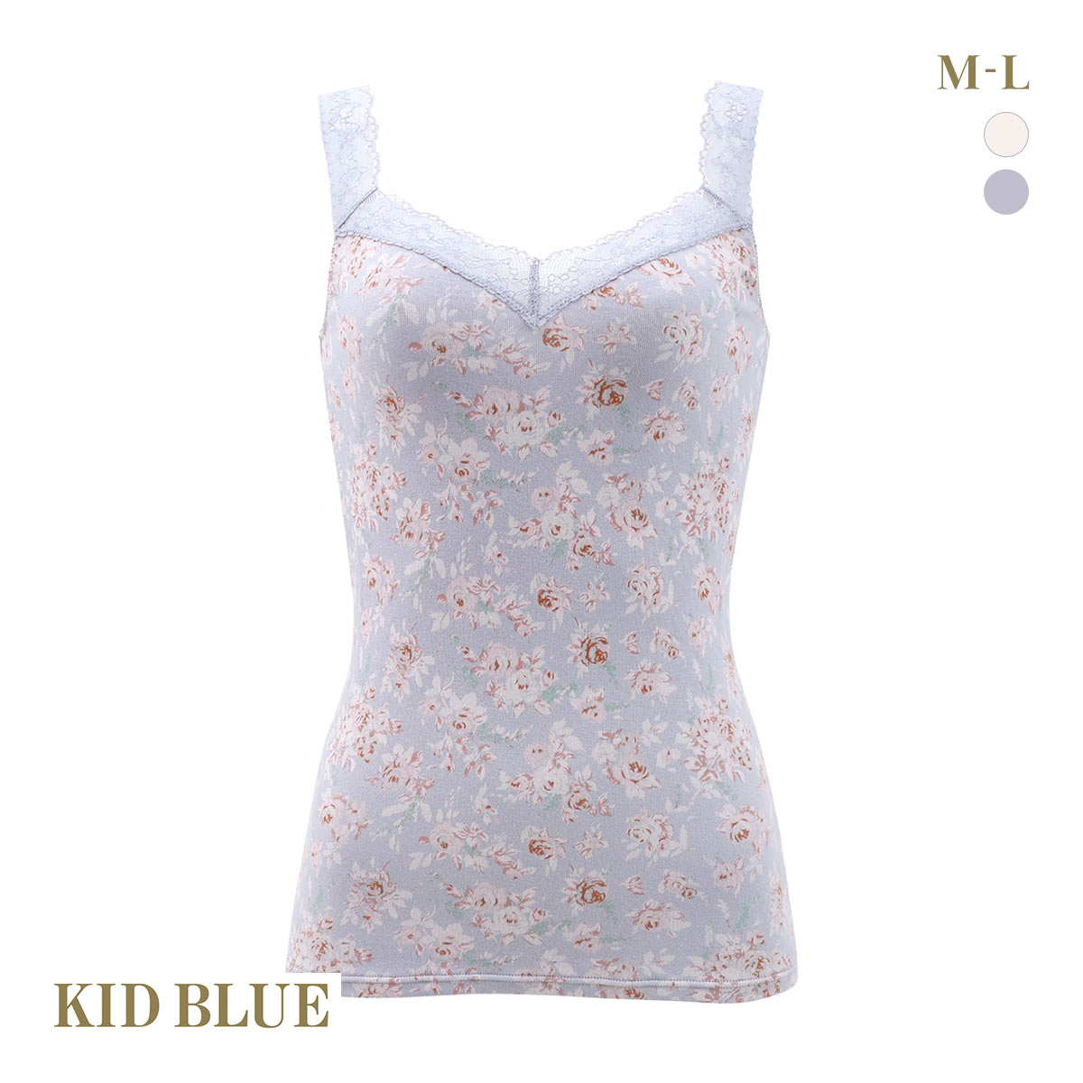 キッドブルー エディスフラワー キャミソール レディース インナー KID BLUE(BU-ブルー-M)