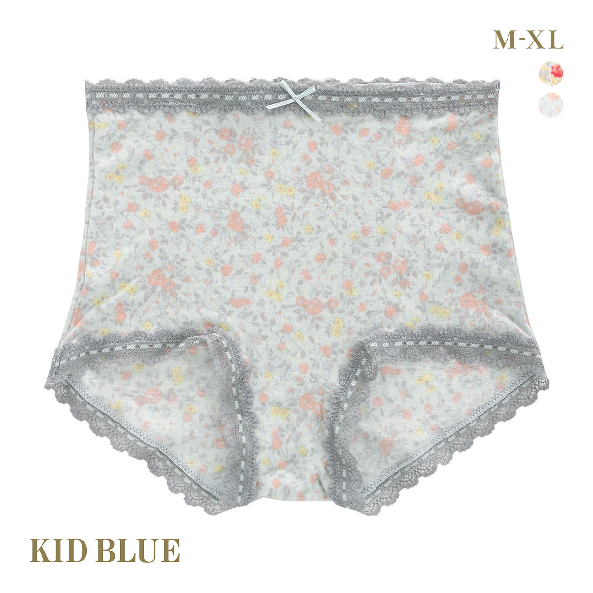 キッドブルー 24ガーニッシュフラワー ショーツ ショートカルソン ボーイレングス KID BLUE(SX-サックス-M)