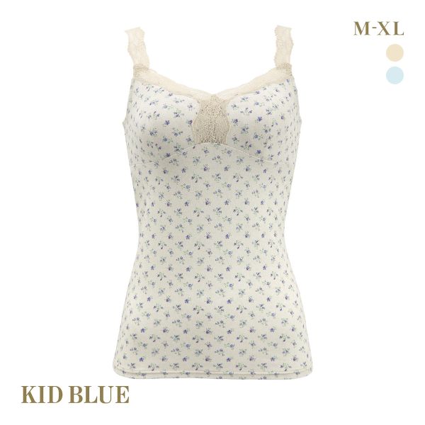 キッドブルー 25デニムフラワー キャミソール レディース インナー KID BLUE