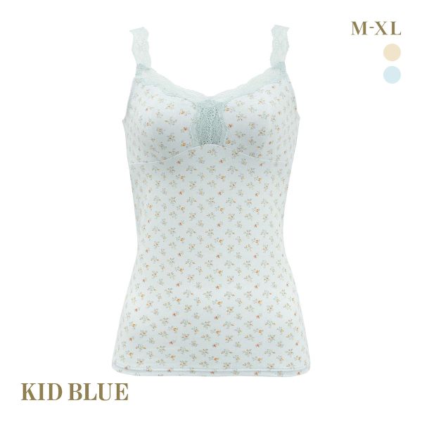 20%OFF キッドブルー 25デニムフラワー キャミソール レディース インナー KID BLUE 20%OFF キッドブルー 25デニムフラワー キャミソール レディース インナー KID BLUE