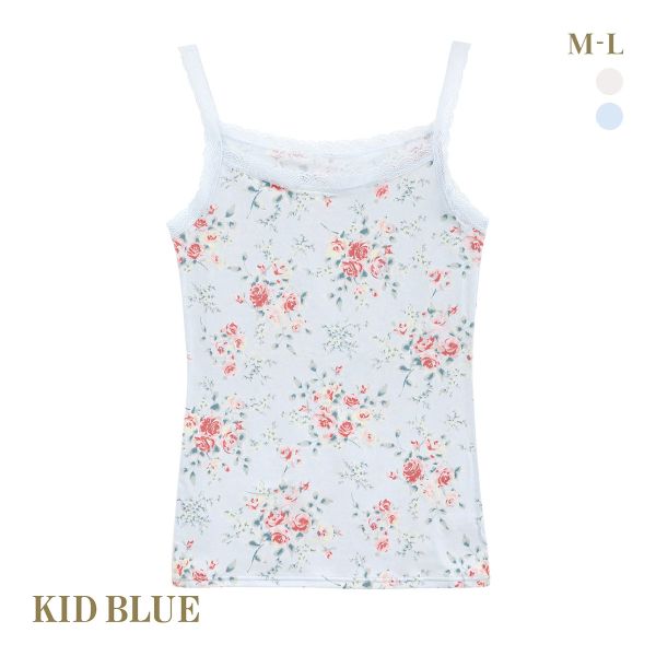 【メール便(10)】 キッドブルー ジャスミンローズ キャミソール レディース インナー KID BLUE 【メール便(10)】 キッドブルー ジャスミンローズ キャミソール レディース インナー KID BLUE