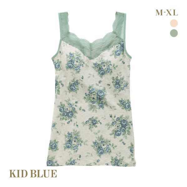 キッドブルー 25オータムローズ カップ付き キャミソール レディース インナー KID BLUE