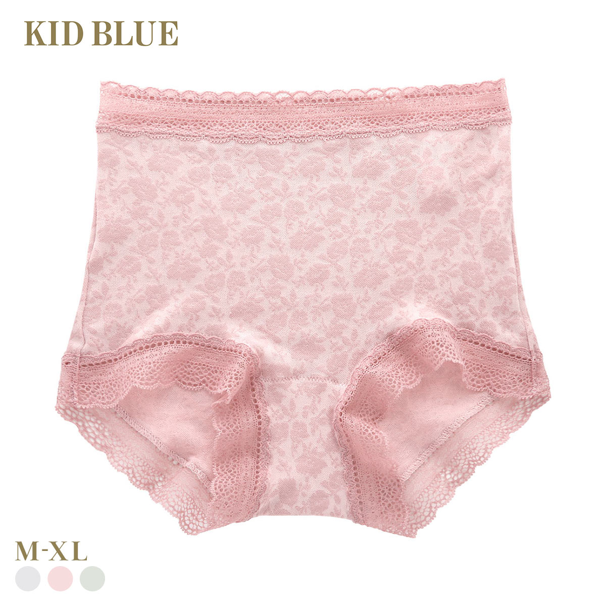 キッドブルー 25フラワーJQ ショーツ ショートカルソン ボーイレングス KID BLUE 大きいサイズ(PB-ピンクベージュ-M)