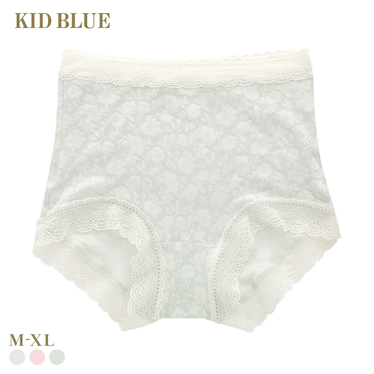 キッドブルー 25フラワーJQ ショーツ ショートカルソン ボーイレングス KID BLUE 大きいサイズ(MI-ミント-M)