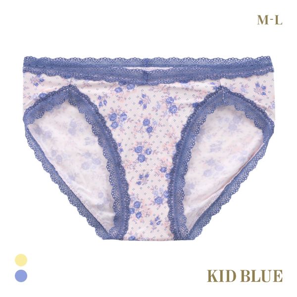キッドブルー ピンドットフラワー ショーツ スタンダード ノーマルショーツ KID BLUE