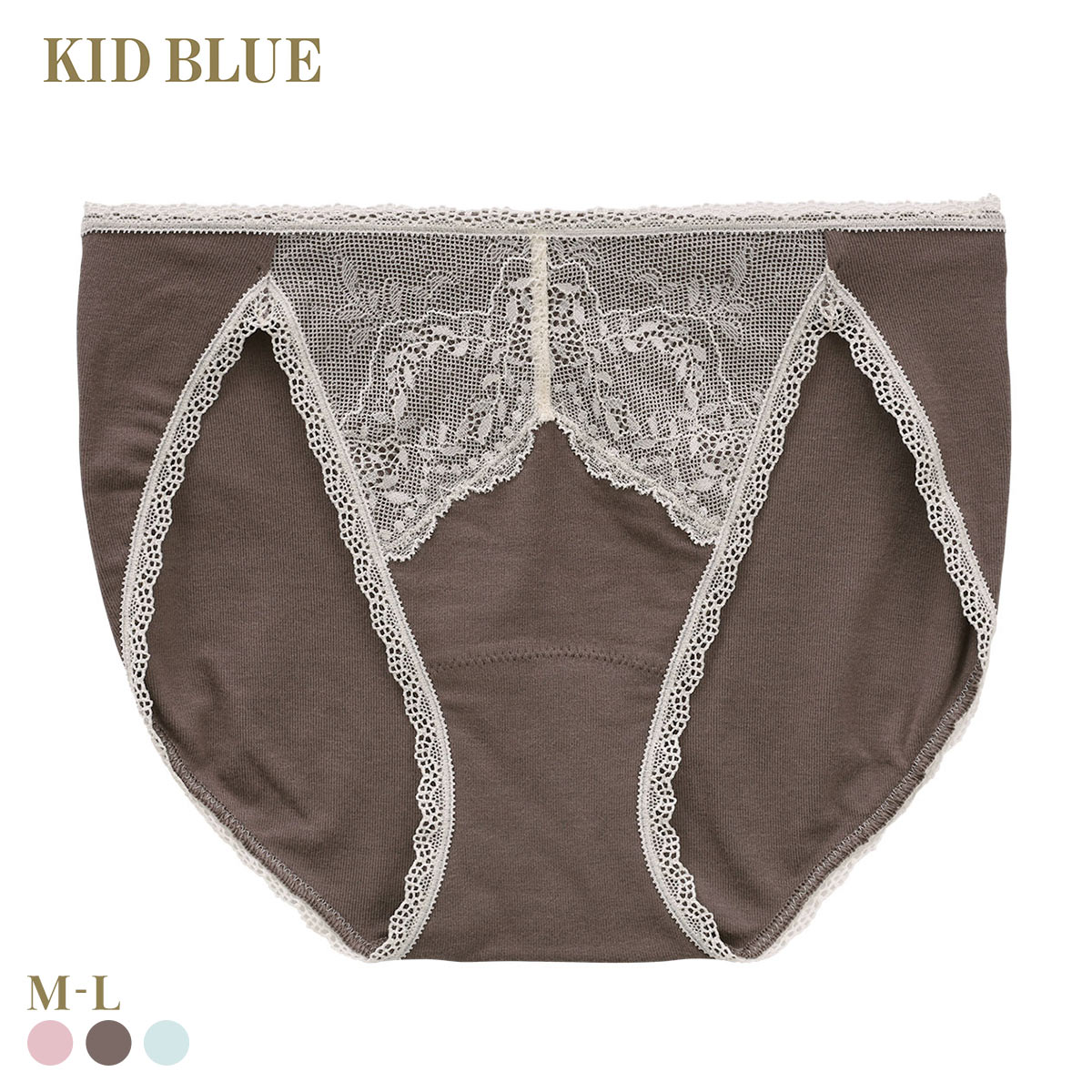 キッドブルー 25レーシーベアフライス ショーツ スタンダード ノーマルショーツ KID BLUE(BR-ブラウン-M)