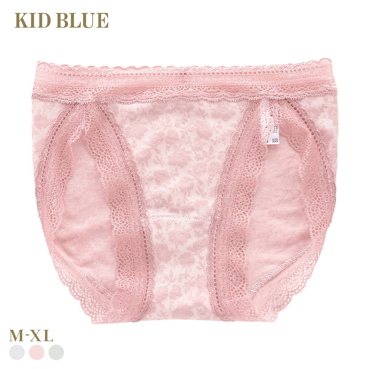 キッドブルー 25フラワーJQ ショーツ スタンダード ノーマルショーツ KID BLUE(PB-ピンクベージュ-M)