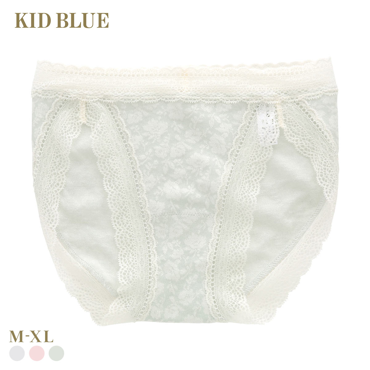 キッドブルー 25フラワーJQ ショーツ スタンダード ノーマルショーツ KID BLUE(MI-ミント-M)