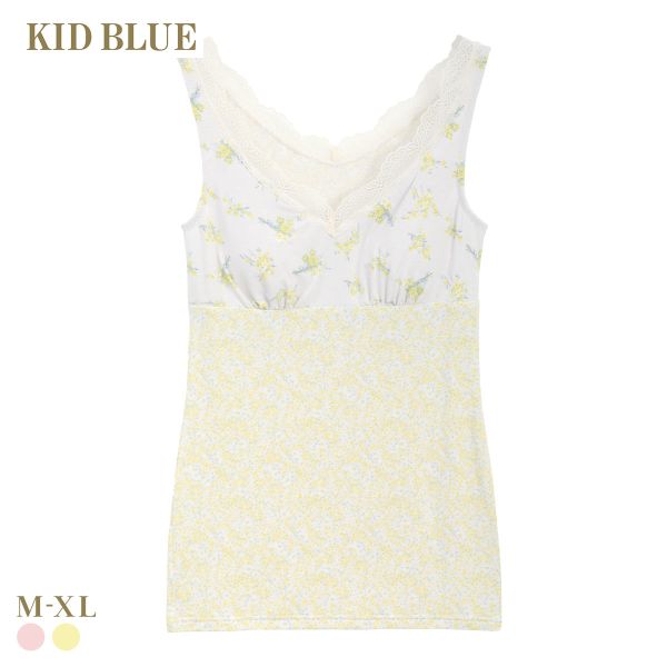 キッドブルー 26ブリティッシュブーケ カップ付き キャミソール レディース インナー KID BLUE
