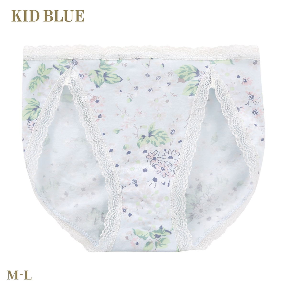 キッドブルー 26フローラルガーデン ショーツ スタンダード ノーマルショーツ KID BLUE(SX-サックス-M)