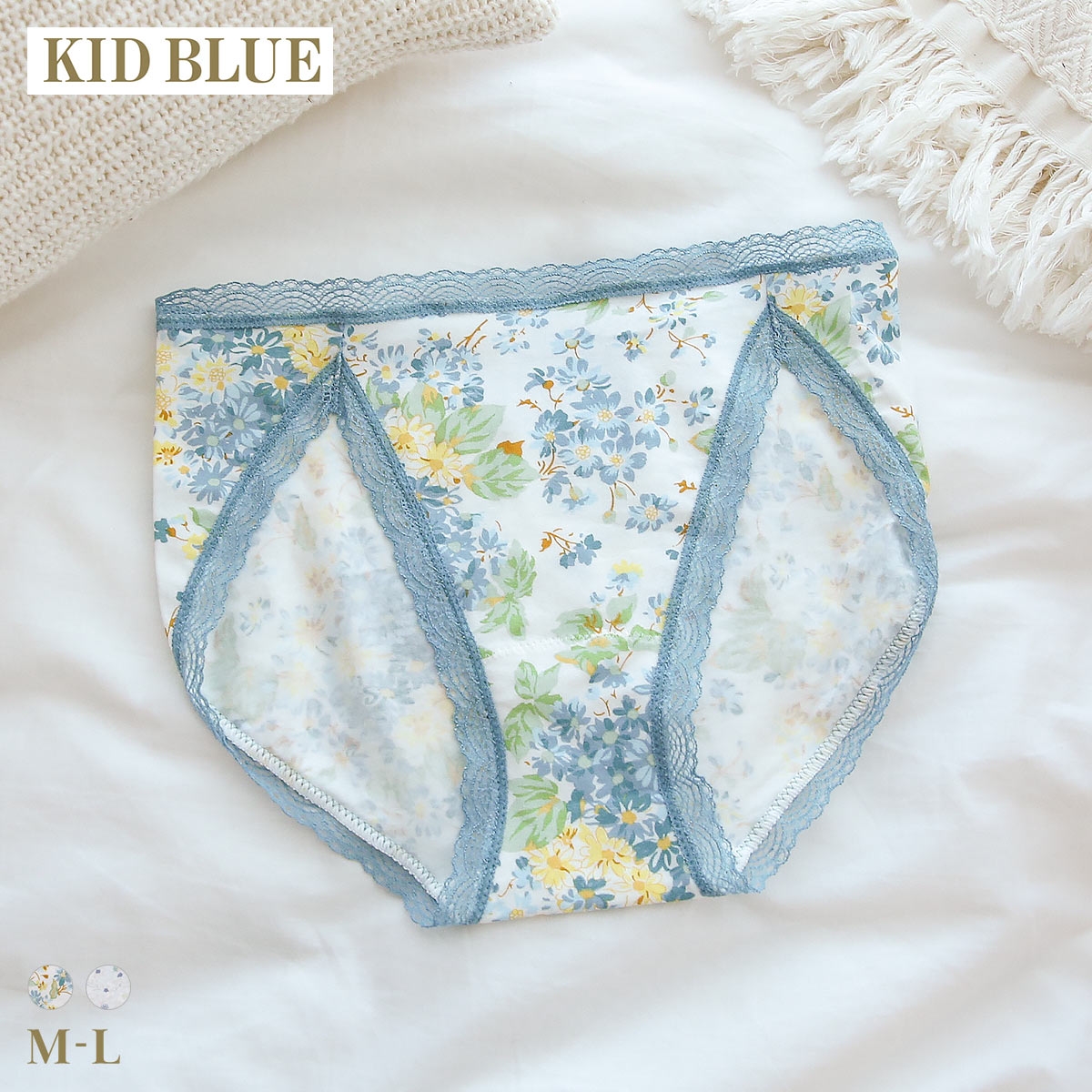 キッドブルー 26フローラルガーデン ショーツ スタンダード ノーマルショーツ KID BLUE