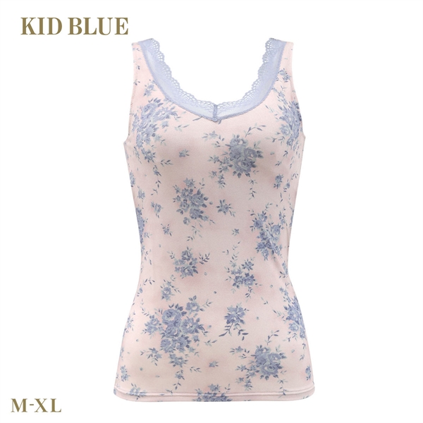 キッドブルー AWブラッサムPT カップ付き キャミソール インナー レディース 大きいサイズ 下着 KID BLUE