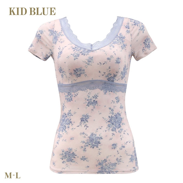 キッドブルー AWブラッサムPT カップ付き 半袖 インナー レディース 下着 KID BLUE