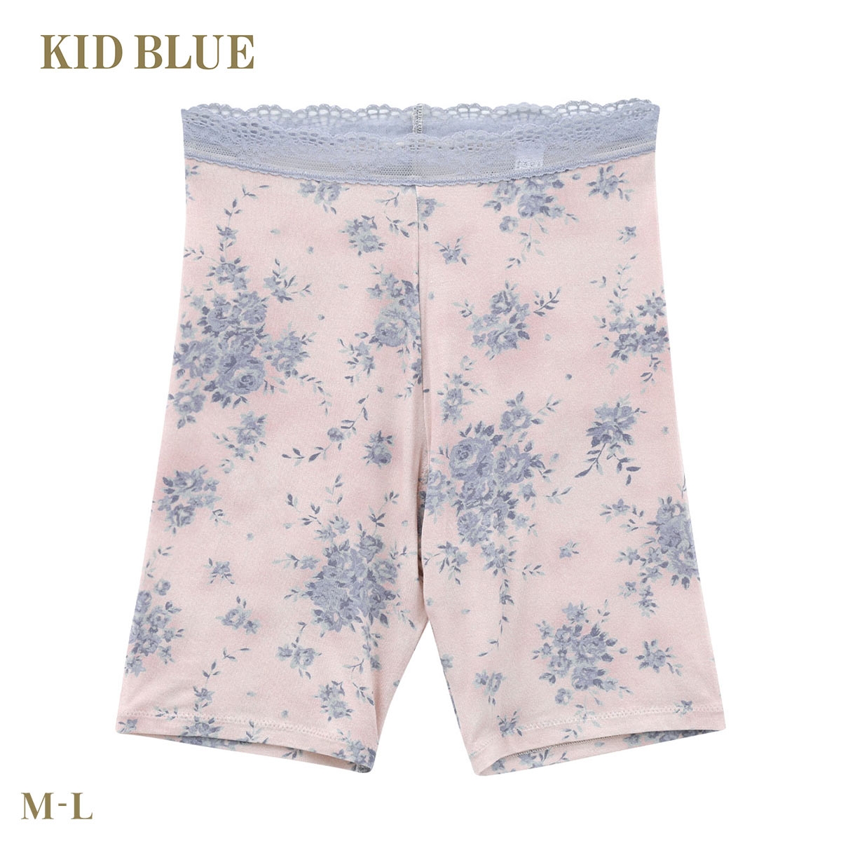 キッドブルー AWブラッサムPT 3分丈 カルソン レディース 下着 KID BLUE(BU-ブルー-M)