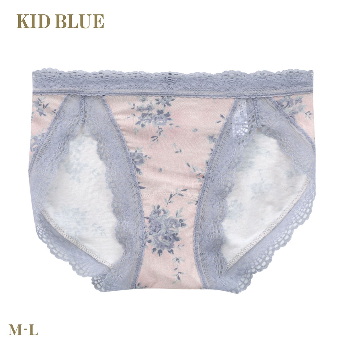 キッドブルー AWブラッサムPT ショーツ スタンダード ノーマルショーツ レディース 下着 KID BLUE(BU-ブルー-M)