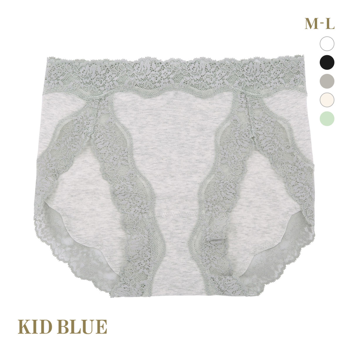 キッドブルー KID BLUE 20STANDARD ショーツ スタンダード ML 単品(LGY-薄グレー-M)