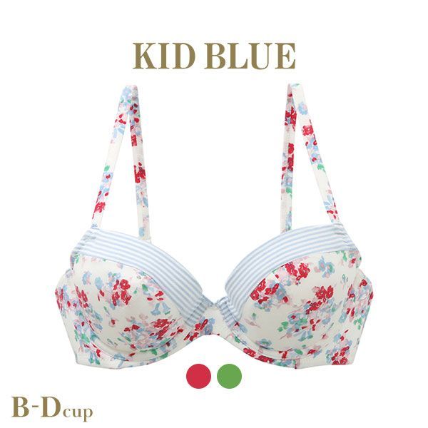 キッドブルー KID BLUE アベリアブーケ ブラジャー ワイヤーブラジャー 単品
