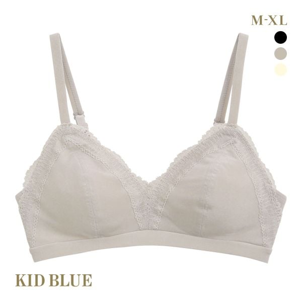 キッドブルー KID BLUE 24ベンベルグベア天 ノンワイヤーブラジャー 単品