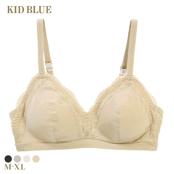 キッドブルー KID BLUE 24ベンベルグベア天 ノンワイヤーブラジャー 単品