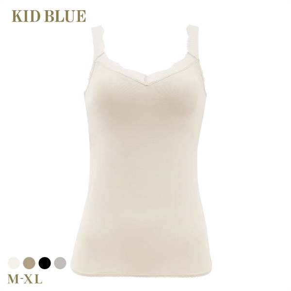 キッドブルー 24ベンベルグベア天 キャミソール カップ付き インナー 大きいサイズ KID BLUE