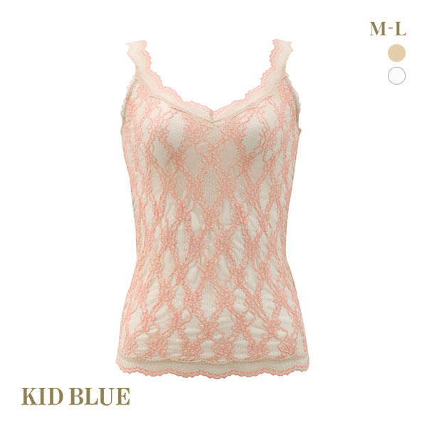 20%OFF【メール便(7)】 キッドブルー KID BLUE シャーリングレース キャミソール レディース インナー 20%OFF【メール便(7)】 キッドブルー KID BLUE シャーリングレース キャミソール レディース インナー