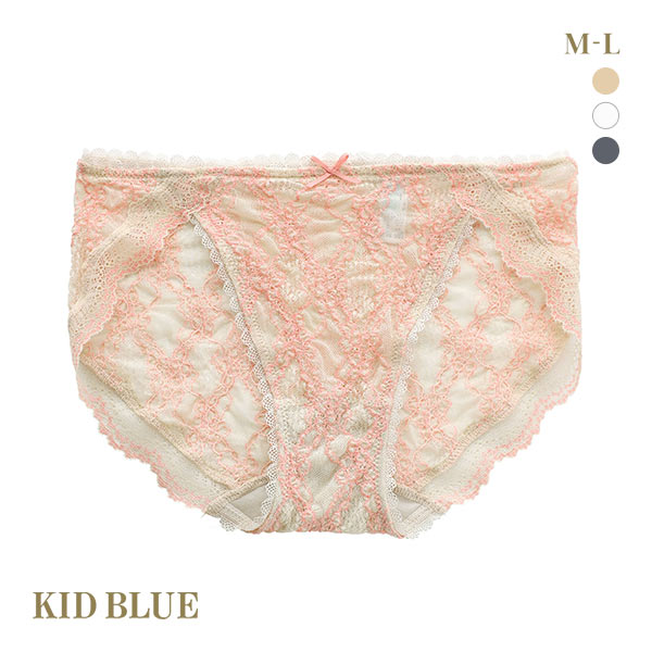 キッドブルー KID BLUE シャーリングレース ショーツ スタンダード ノーマルショーツ 総レース 単品