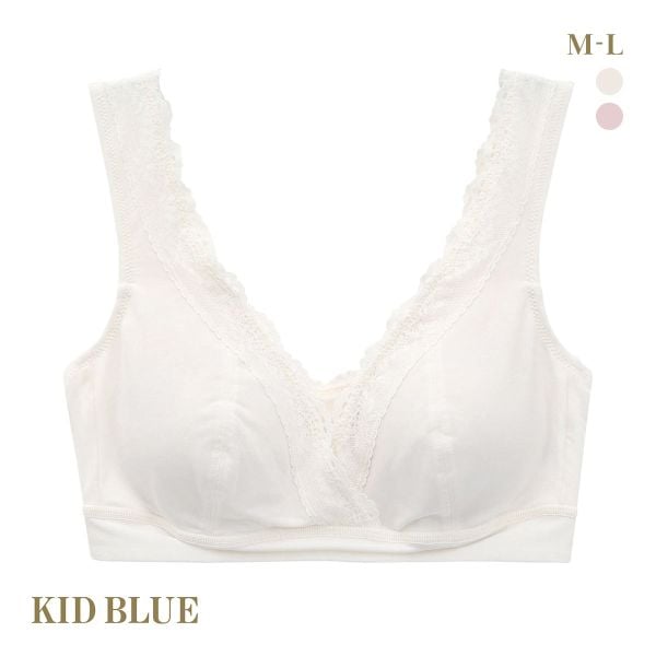 キッドブルー KID BLUE マタニティ 20ベンベルグベア天 ブラジャー ノンワイヤー ハーフトップ 授乳ブラ 産前 産後 単品