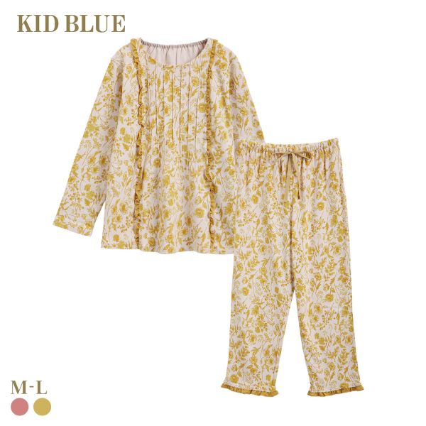 キッドブルー 25フルールPtN 長袖 フルレングス 上下セット パジャマ KID BLUE
