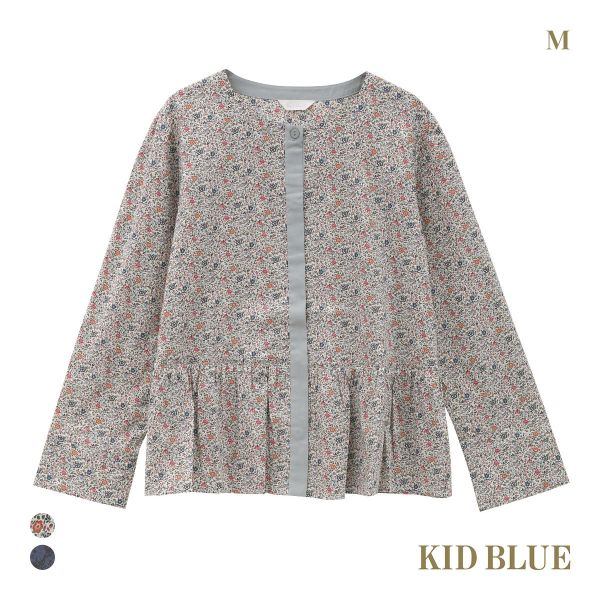 キッドブルー 25AW LIBERTYプリント 長袖 パジャマ トップス KID BLUE