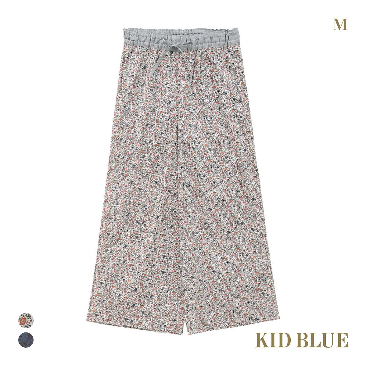 日本製　 CHILD WOMAN LIBERTY 花柄パンツ Dot＆Stripes CHILD WOMAN（ドットアンドストライプス