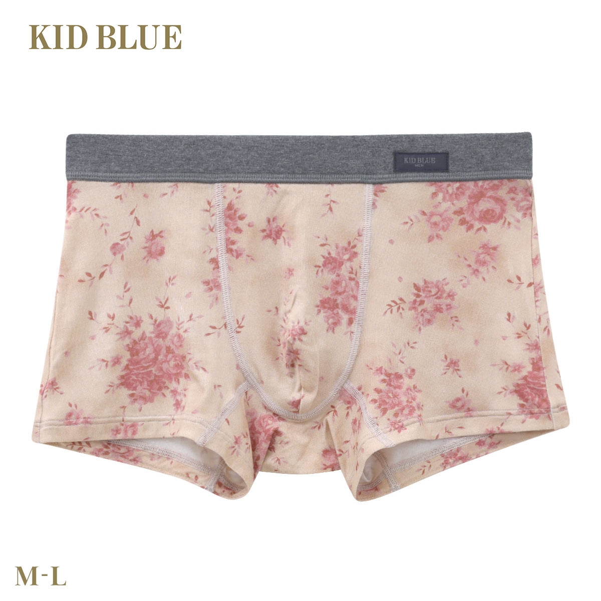 キッドブルー MENS AWブラッサムPT ボクサーパンツ 前とじ メンズ 下着 KID BLUE(RE-レッド-M)