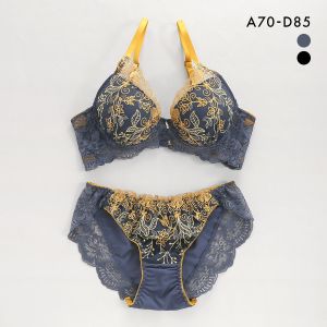 サンエイ 脇高 ビビットボタニーク ブラセット ABCD 脇肉 はみ肉すっきり 脇寄せ ブラジャー ショーツ セット 美胸 谷間 丸胸 SANEI