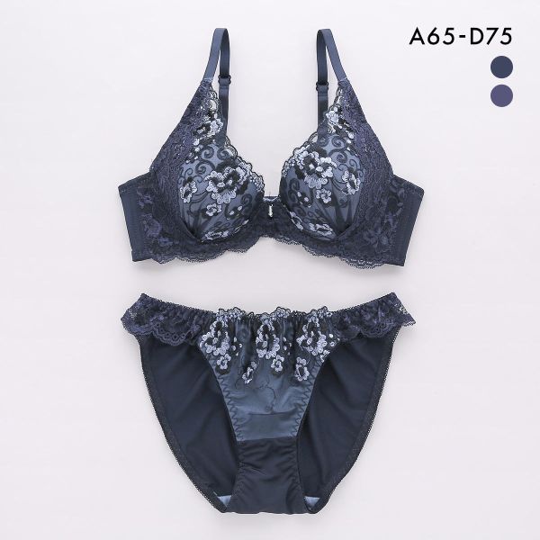 サンエイ 脇高 シックレディ ブラセット ABCD 脇肉 はみ肉すっきり 脇寄せ ブラジャー ショーツ セット 美胸 谷間 丸胸 SANEI