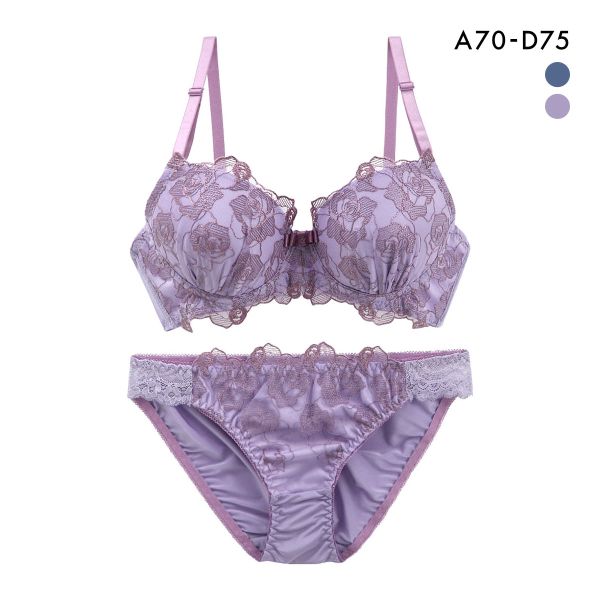 サンエイ ミスティックローズ ブラセット ABCD ブラジャー ショーツ セット 美胸 谷間 丸胸 SANEI