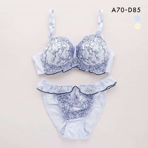 サンエイ 脇高 ルミエールローズ ブラセット ABCD 脇肉 はみ肉すっきり 脇寄せ ブラジャー ショーツ セット 美胸 谷間 丸胸 SANEI 大きいサイズ